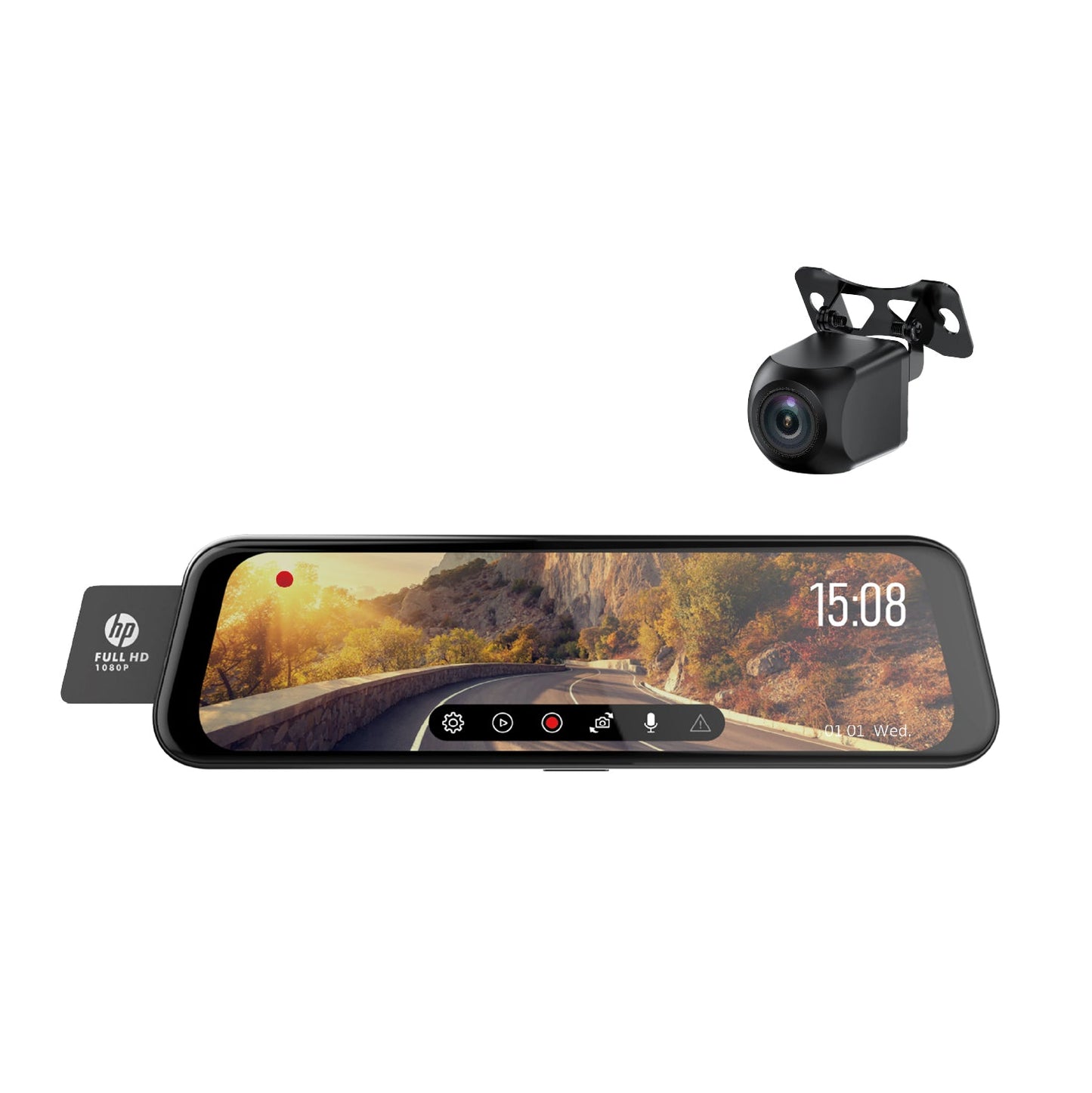 HP Dash cam F790 | Full HD 1080P, GPS, Parking Mode