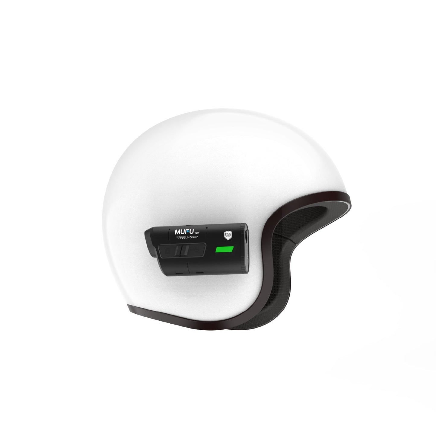 MUFU V20S Helmet Camera | Dual Camera Full HD 1080P, Wi-Fi, IP66, Continuous use up to 7 hours