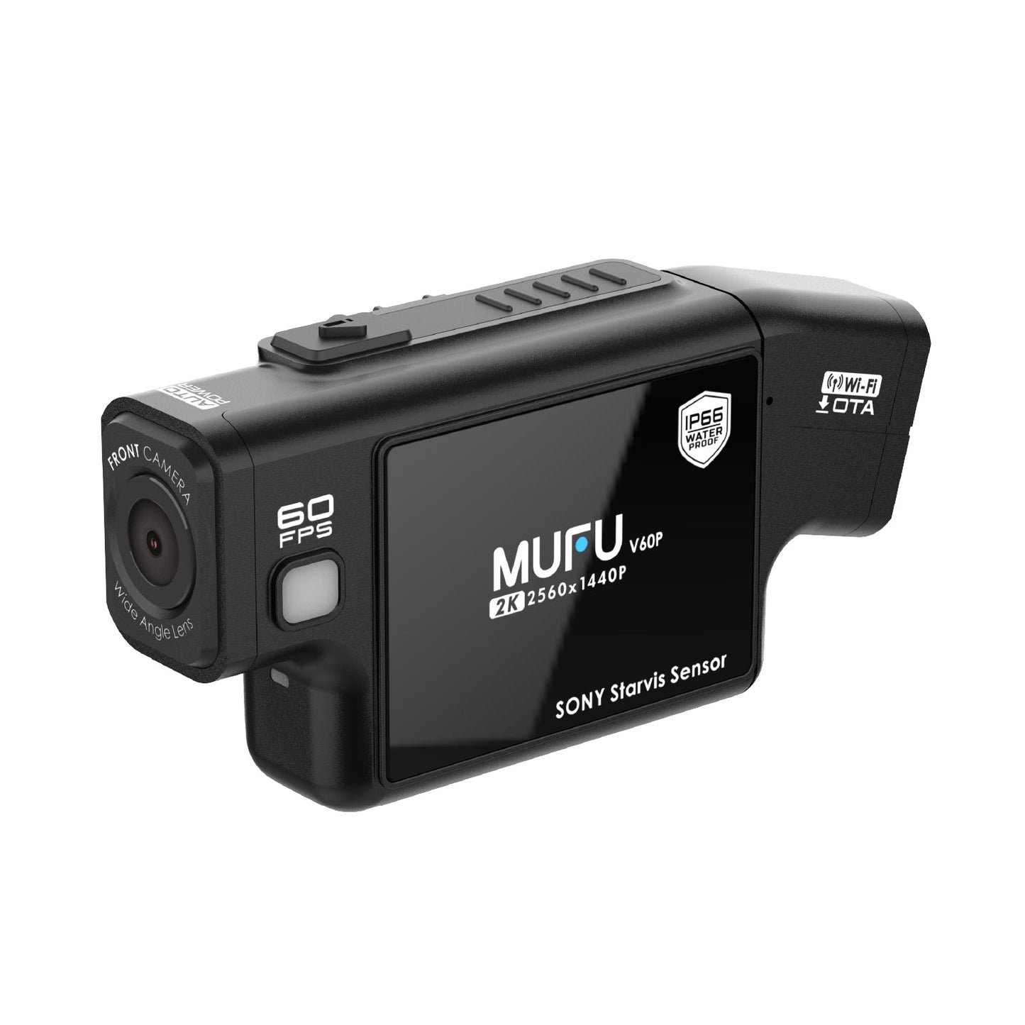 Helmet camera MUFU V60P | 2K 1440P, Wi-Fi, IP66, continuous use up to 3 hours