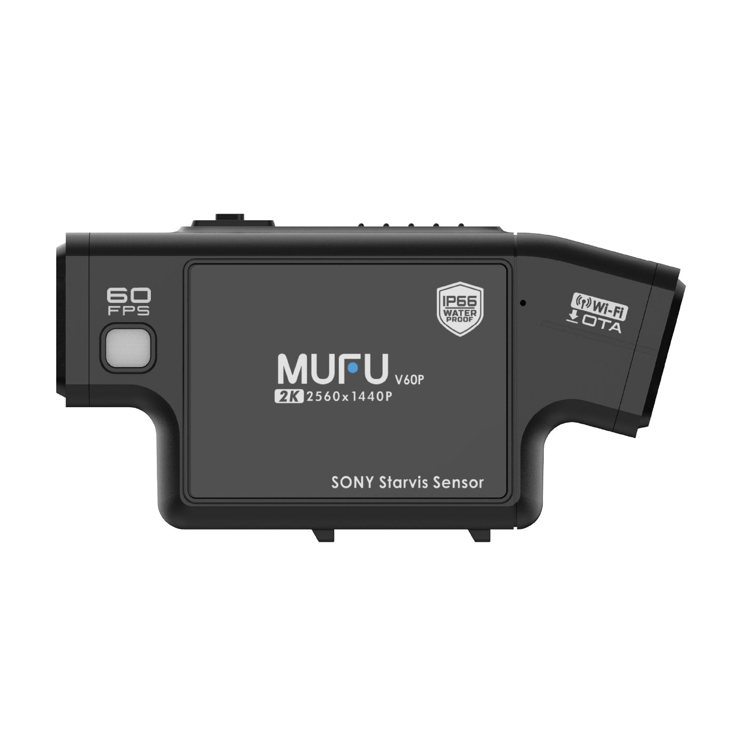 Helmet camera MUFU V60P | 2K 1440P, Wi-Fi, IP66, continuous use up to 3 hours
