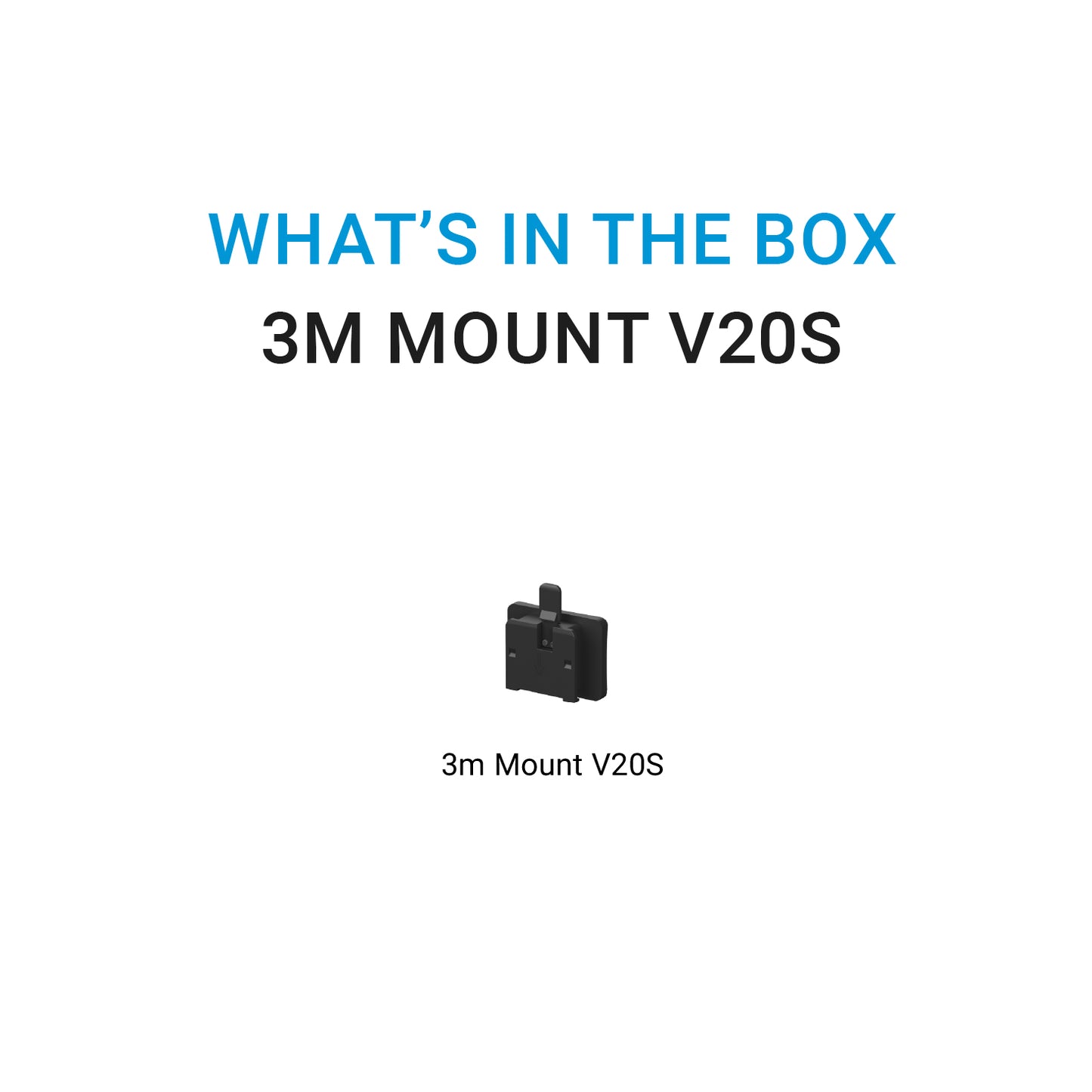 3M Mount for MUFU V20S Camera