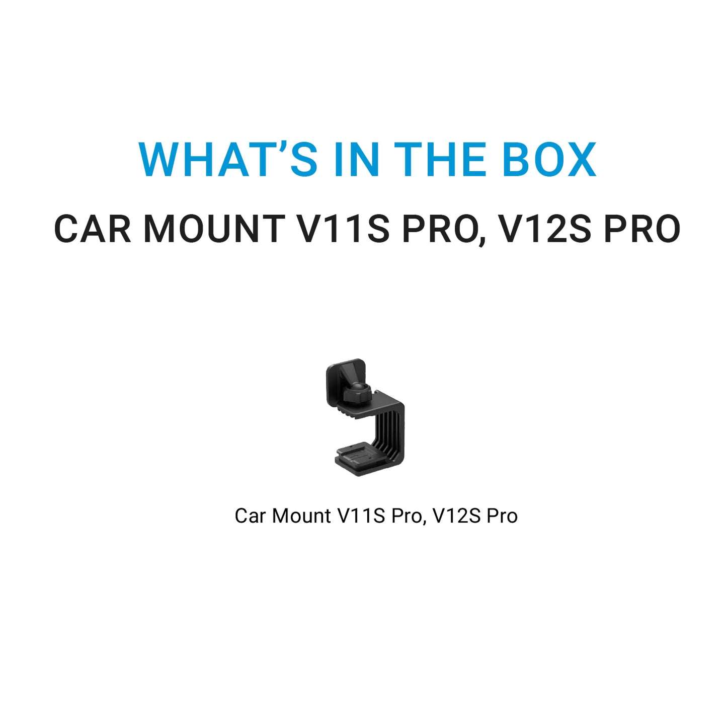 Car Mount for MUFU V11S, V11S Pro, V12S Pro Camera