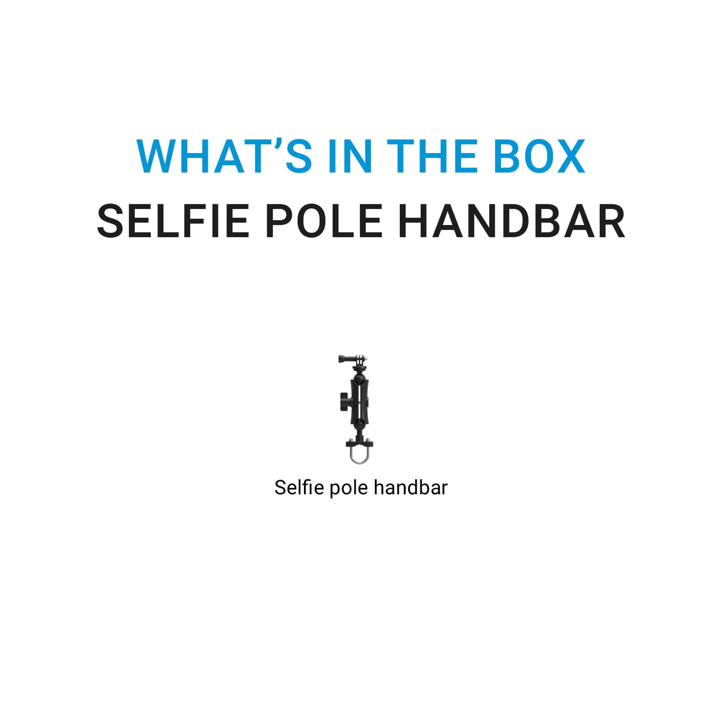 MUFU Selfie Pole Handbar ขายึดเซลฟี่ ติดแฮนด์รถจักรยานยนต์ หมุนได้ 360°