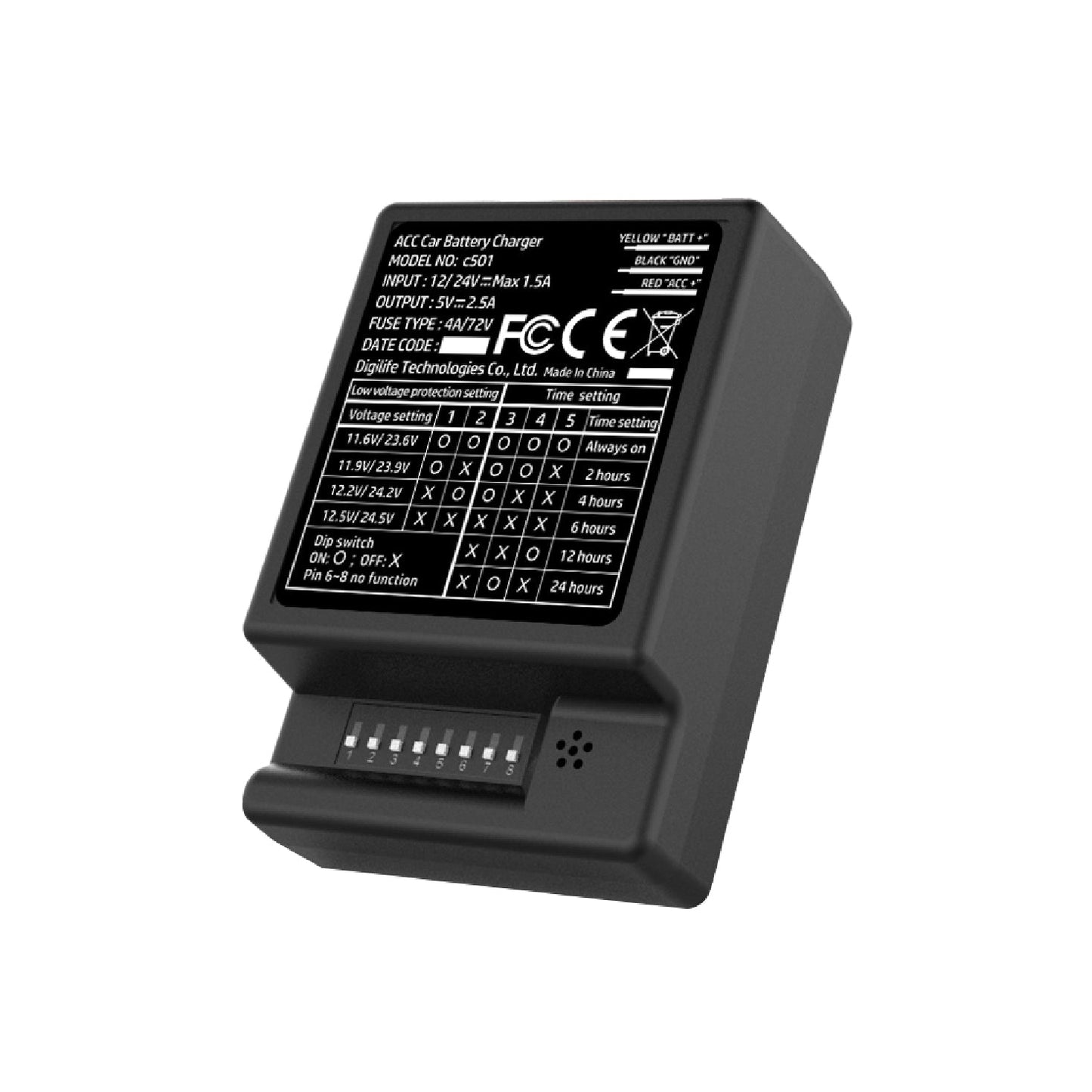 HP C501 Adapter, C501-T2 Direct cable for 24-hour parking recording, car accessories