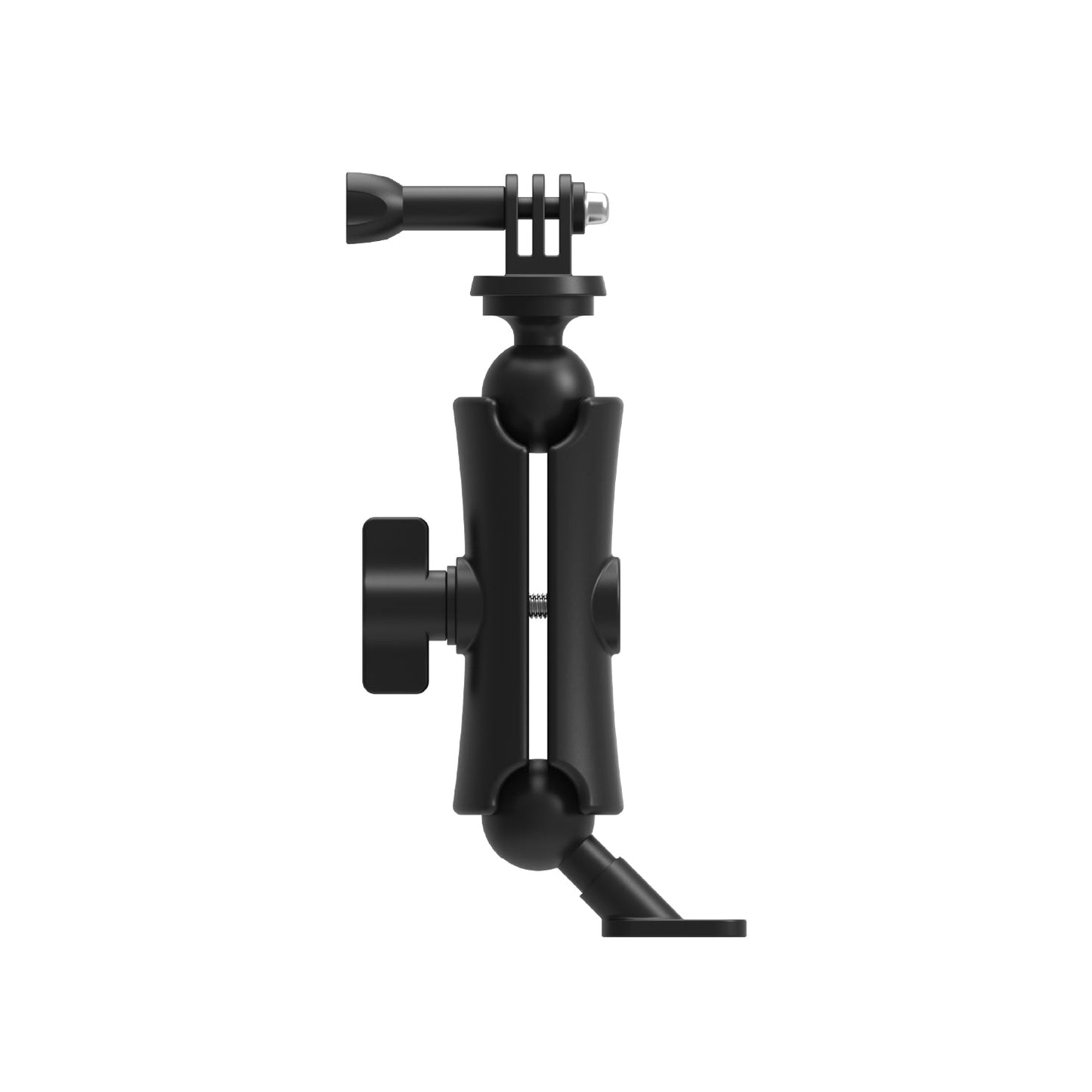 MUFU Selfie Pole Rear-View Mirror, a selfie mount attached to a motorcycle mirror, can rotate 360°