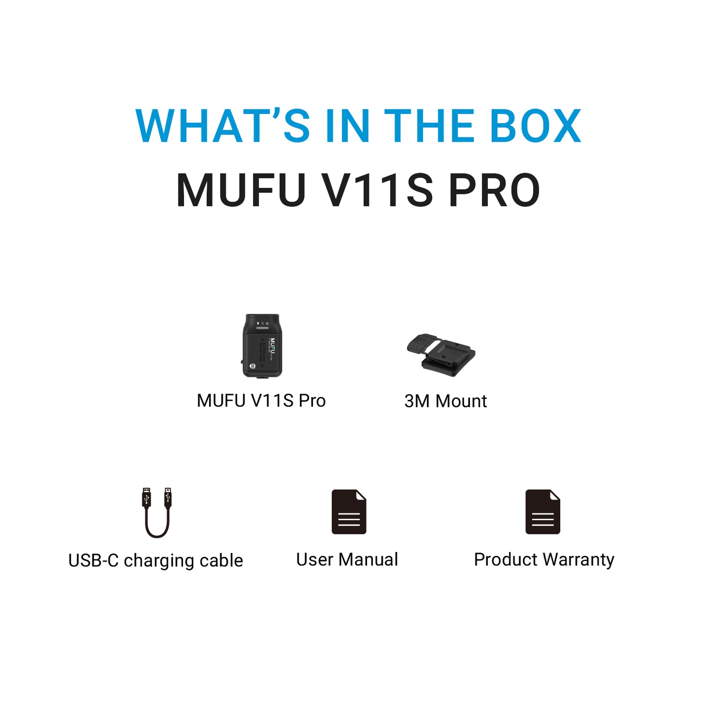 MUFU V11S Pro Helmet Camera
